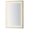 ET2 Framed 24x36 LED Mirror 3CCT Gold
