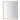 ET2 Framed rectangular frame mirror, 30x36 Black, front view