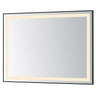 ET2 Framed 48x36 LED Mirror 3CCT Black