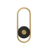 ET2 Gravity Medium Outdoor LED Sconce Black/Gold