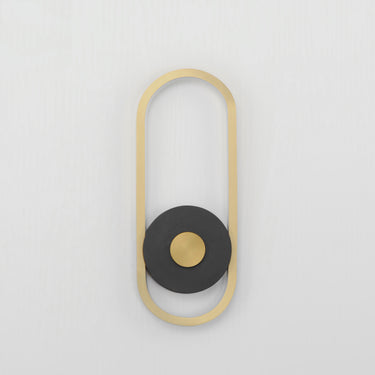 ET2 Gravity Medium Outdoor LED Sconce Black/Gold