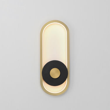 ET2 Gravity Medium Outdoor LED Sconce Black/Gold