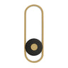 ET2 Gravity Large Outdoor LED Sconce Black/Gold