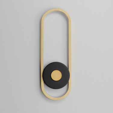 ET2 Gravity Large Outdoor LED Sconce Black/Gold