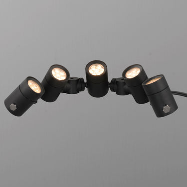 ET2 Tree Hugger 5-Light Tree Spot Light Black