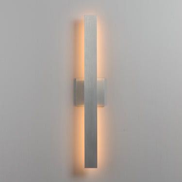ET2 Alumilux: Line 5CCT 24" LED Outdoor Wall Sconce Satin Aluminum