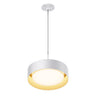 ET2 Echo 13" LED Pendant White/Gold