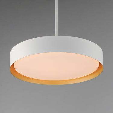 ET2 Echo 24" LED Pendant White/Gold