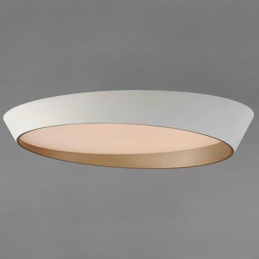 ET2 Slant 31.5" LED Flush Mount White/Gold