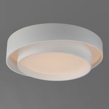 ET2 Ziggurat 19.75" LED Flush Mount White