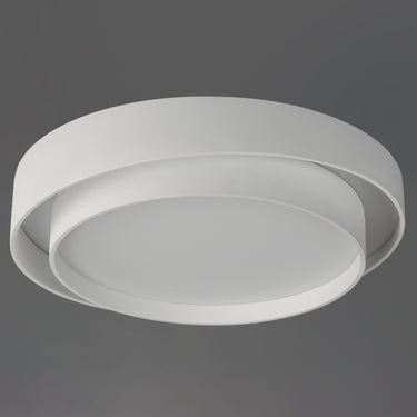 ET2 Ziggurat 24" LED Flush Mount White