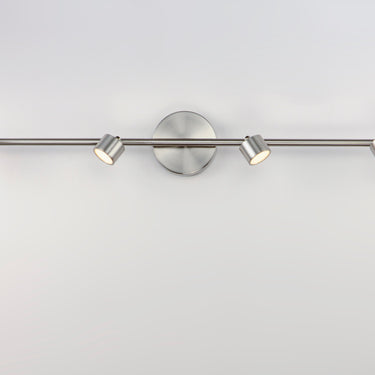 ET2 Taylor 4-Light Fixed Rail LED Track Light Satin Nickel