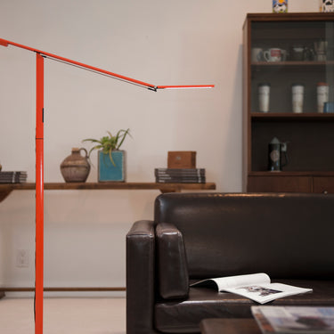 Koncept Equo Floor Lamp Cool Light Silver