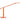Equo LED Desk Lamp – Orange, Warm White 3,500K