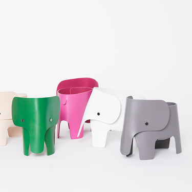 Elephant Night Lamp by EO in White, styled with children and other colors – image 4