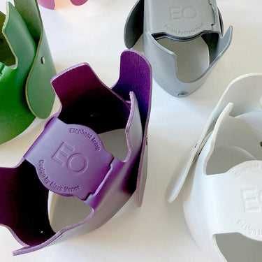 Elephant Night Lamp by EO in Purple, group of glowing elephant lamps – image 7