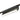 ET2 Continuum Gimbal Flat track light, 9 in Black, tilted linear head on a black track