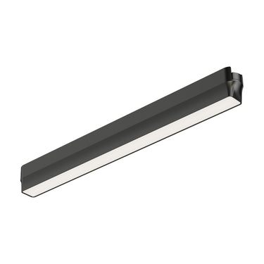 ET2 Continuum flat track light, 13.5 in Black, front view