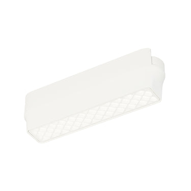 ET2 Continuum Anti-Glare track light, 5 in White, front view of the linear head with honeycomb louver face