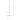 ET2 Continuum rope track pendant 40 in line drawing with dimensions, 39.25 in rope between two track adapters