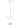 ET2 Continuum snowball track pendant line drawing with dimensions, round globe on a cord from the track adapter
