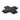 ET2 Continuum 4-way X track connector, Black, X-shaped block with four sets of contact prongs