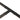 ET2 Continuum 3-way T track connector, Black, three Black track sections meeting in a T