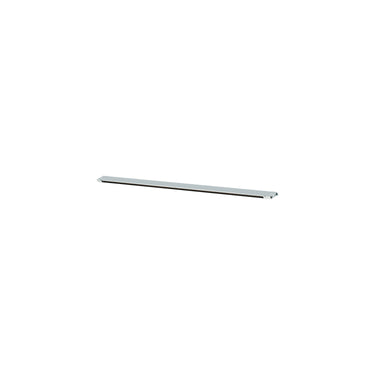 ET2 Continuum track rail, 31.5 in White, slim straight rail, angled studio view