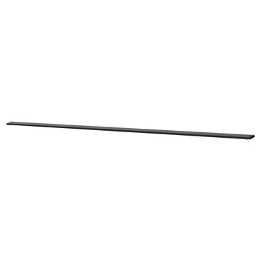 ET2 Continuum track rail, 78.75 in Black, slim straight rail, angled studio view