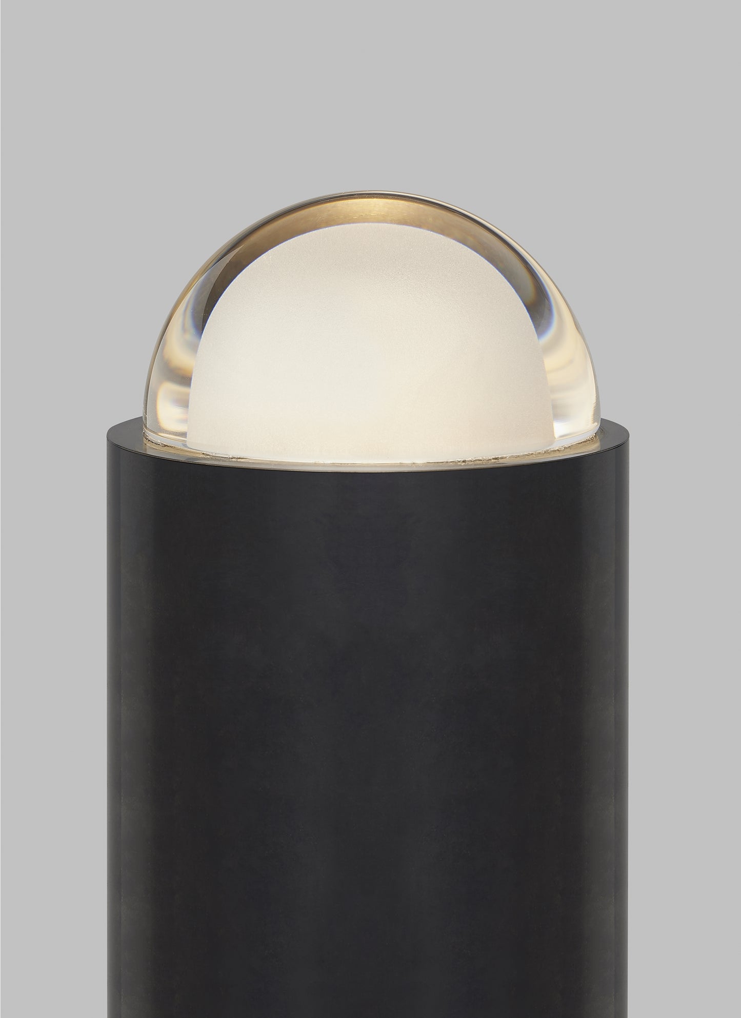 Visual Comfort Ebell Floor Lamp | Crystal Shade - Dark Bronze