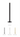 Ebell Floor Lamp by Visual Comfort in a minimalist space