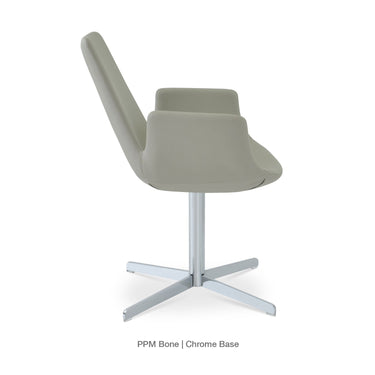 Eiffel 4 Star Armchair Leather by SohoConcept - New
