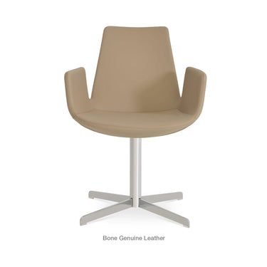 Eiffel 4 Star Armchair Leather by SohoConcept - New