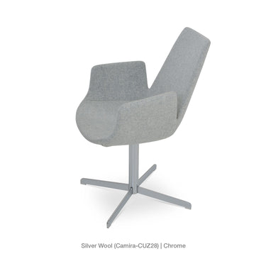 Eiffel 4 Star Armchair Fabric by SohoConcept - New