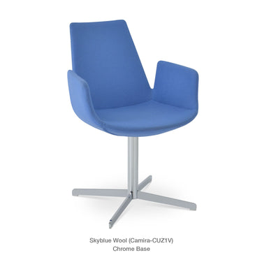 Eiffel 4 Star Armchair Fabric by SohoConcept - New