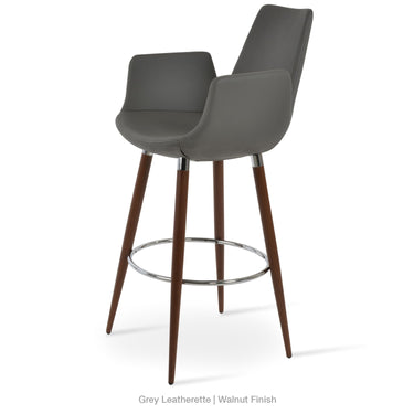 Eiffel Ana Arm Stools Leather by SohoConcept - New