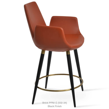Eiffel Ana Arm Stools Leather by SohoConcept - New