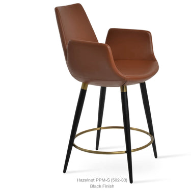Eiffel Ana Arm Stools Leather by SohoConcept - New