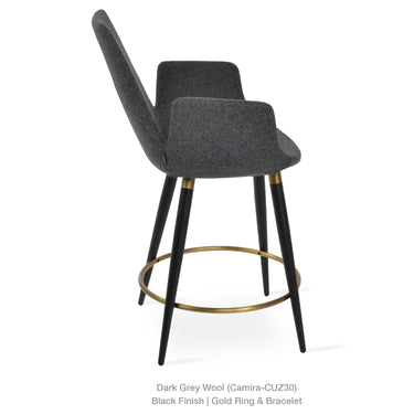 Eiffel Ana Arm Stools Fabric by SohoConcept - New