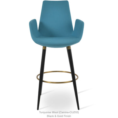 Eiffel Ana Arm Stools Fabric by SohoConcept - New