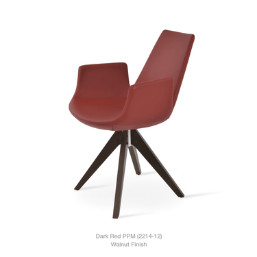 Eiffel Pyramid Swivel Armchair Leather by SohoConcept - New