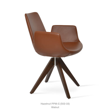 Eiffel Pyramid Swivel Armchair Leather by SohoConcept - New
