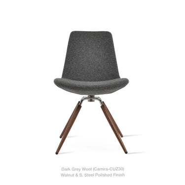 Eiffel Carrot Swivel Chair Fabric by SohoConcept - New