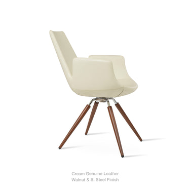 Eiffel Carrot Armchair Leather by SohoConcept - New
