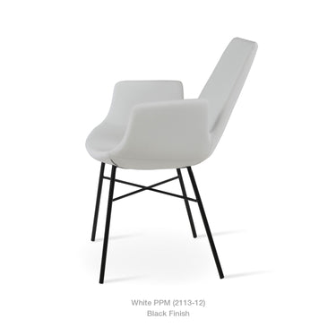 Eiffel Cross Armchair Leather by SohoConcept - New