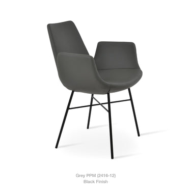 Eiffel Cross Armchair Leather by SohoConcept - New