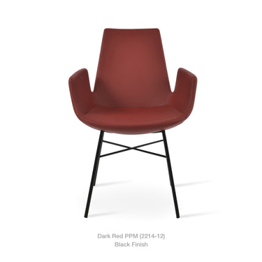 Eiffel Cross Armchair Leather by SohoConcept - New