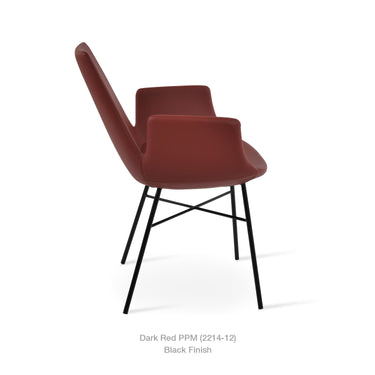 Eiffel Cross Armchair Leather by SohoConcept - New