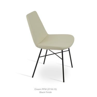Eiffel Cross Chair Leather by SohoConcept - New