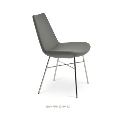 Eiffel Cross Chair Leather by SohoConcept - New